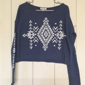 Cropped sweatshirt